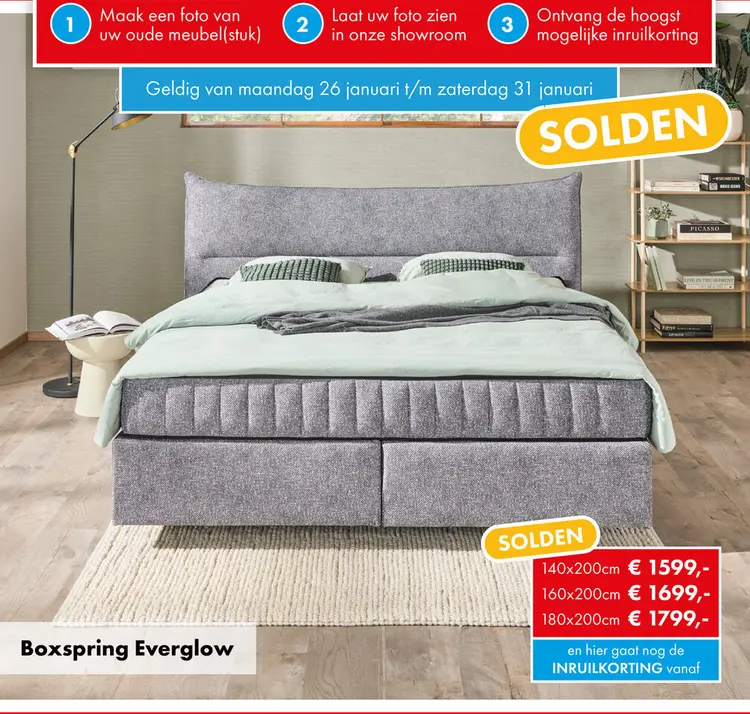 Promotie: Everglow boxspring