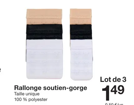 Offre: Rallonge soutien-gorge