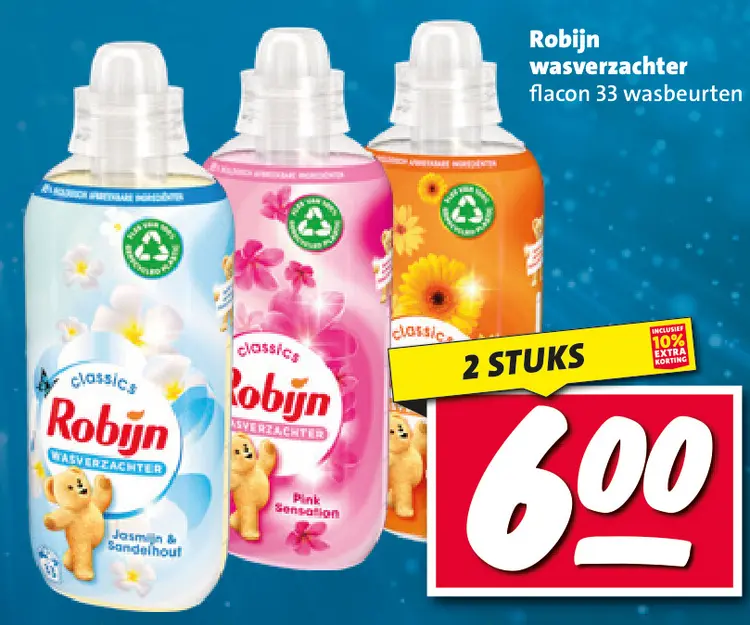 Aanbieding: Robijn wasverzachter