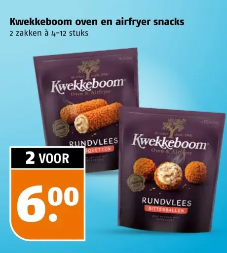 Aanbieding: Oven en airfryer snacks