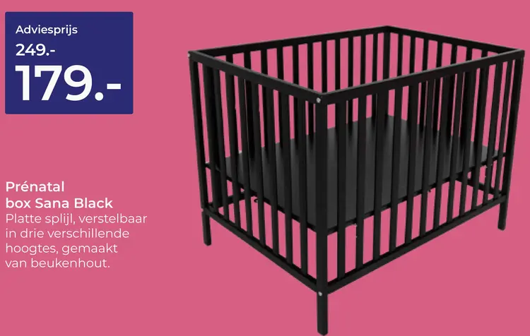 Aanbieding: Box Sana Black