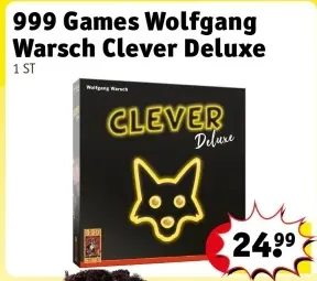 Aanbieding: 999 Games Wolfgang Warsch Clever Deluxe