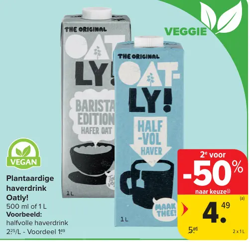 Aanbieding: Plantaardige haverdrink