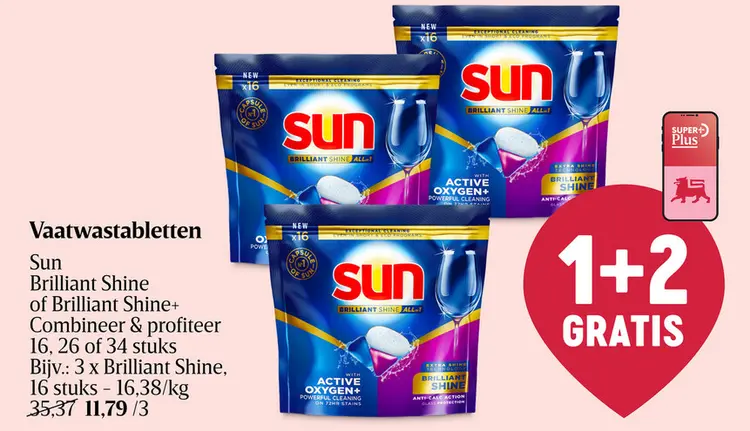 Promotie: Vaatwastabletten Brilliant Shine of Brilliant