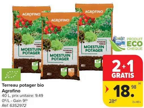 Offre: Terreau potager bio