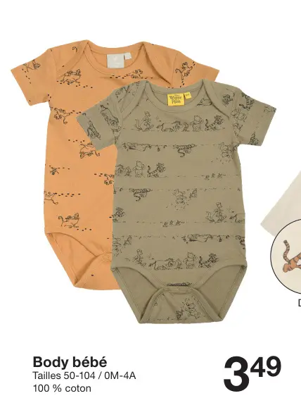 Offre: Body bébé
