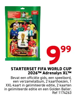 Promotie: STARTERSET FIFA WORLD CUP 2026™ Adrenalyn XL™
