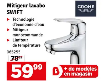 Offre: Mitigeur lavabo SWIFT