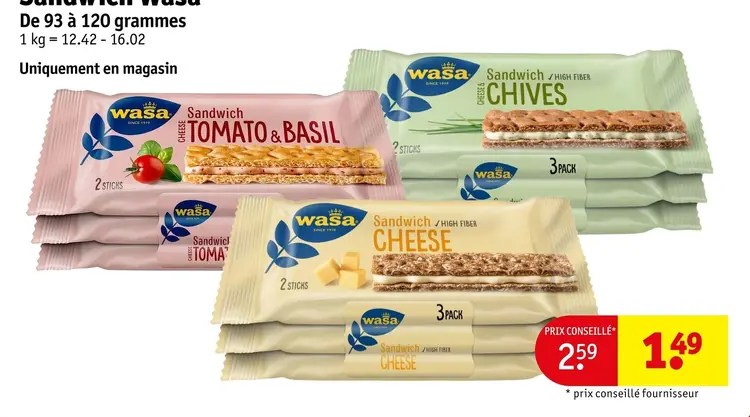 Offre: Sandwich Wasa