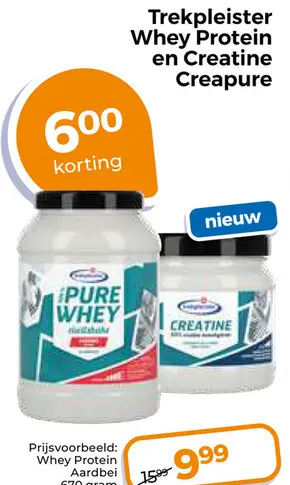 Aanbieding: Whey Protein en Creatine Creapure