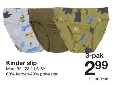 Promotie: Kinder slip