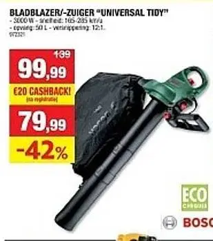 Aanbieding: Bladblazer/-zuiger "universal tidy"