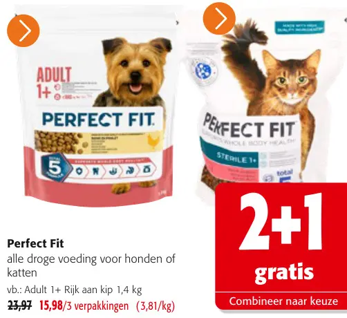 Promotie: Droge voeding voor honden of katten