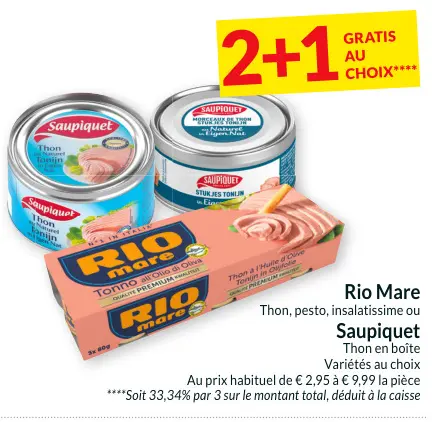 Offre: Thon en boîte