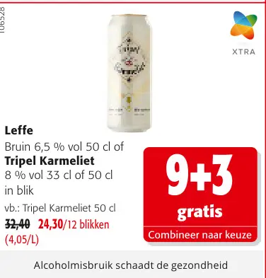 Promotie: Leffe Bruin of Tripel Karmeliet