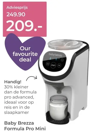 Aanbieding: Baby Brezza Formula Pro Mini