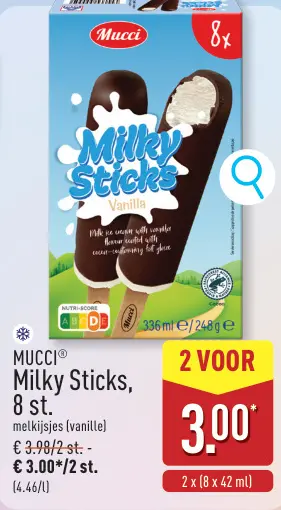 Promotie: Milky Sticks