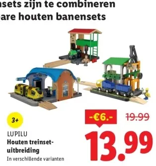 Aanbieding: Houten treinset-uitbreiding