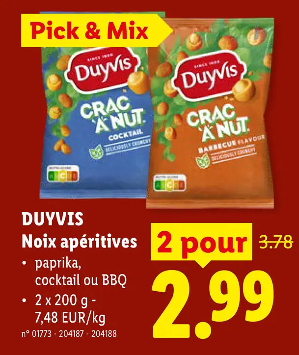 Offre: Noix apéritives