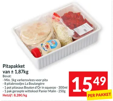 Aanbieding: Pitapakket