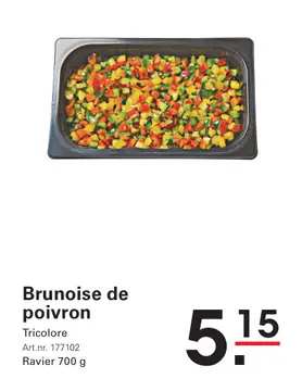 Offre: Brunoise de poivron