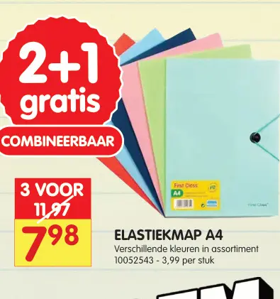 Promotie: Elastiekmap a4