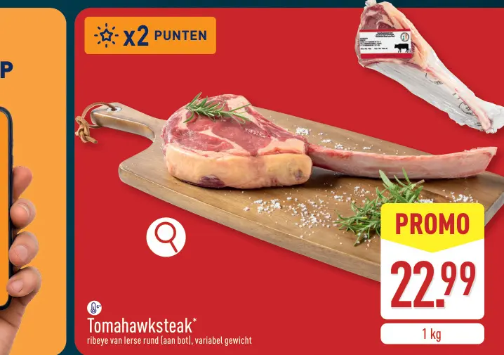 Promotie: Tomahawksteak