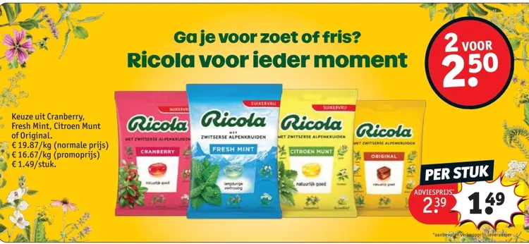 Promotie: Ricola