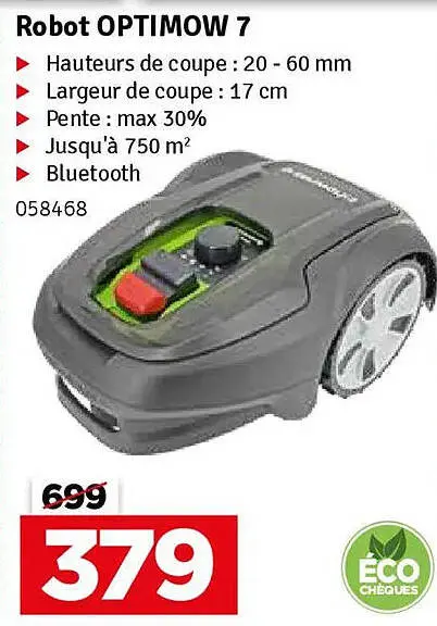 Offre: Robot OPTIMOW 7