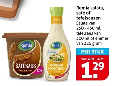 Aanbieding: Salata, saté of tafelsauzen