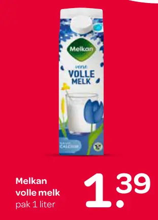 Aanbieding: Volle melk