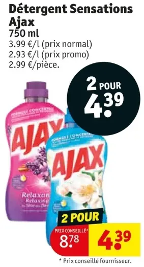Offre: Détergent Sensations