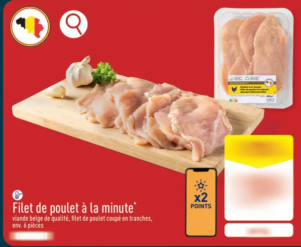 Offre: Filet de poulet à la minute
