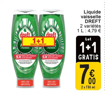 Offre: Liquide vaisselle DREFT