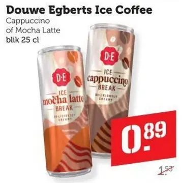 Aanbieding: Douwe Egberts Ice Coffee