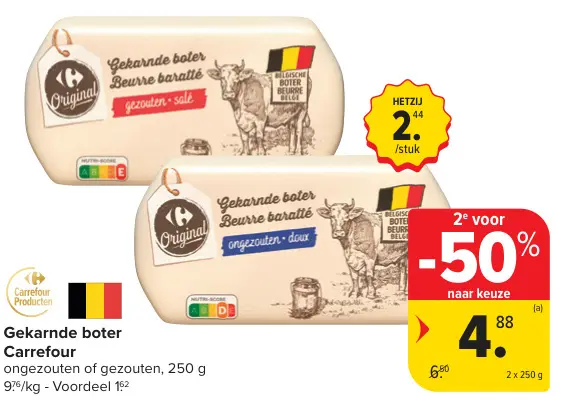 Promotie: Gekarnde boter