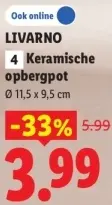 Aanbieding: Keramische opbergpot