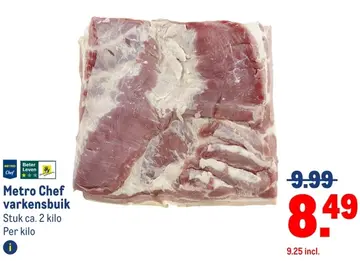 Aanbieding: Metro Chef varkensbuik