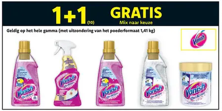 Aanbieding: Gamma Vanish (excl. poeder 1,41 kg)