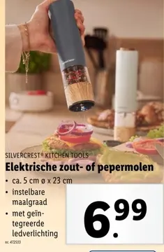 Aanbieding: Elektrische zout- of pepermolen
