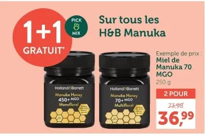 Offre: Miel de Manuka 70 MGO