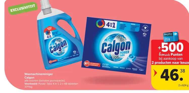 Promotie: Wasmachinereiniger Calgon
