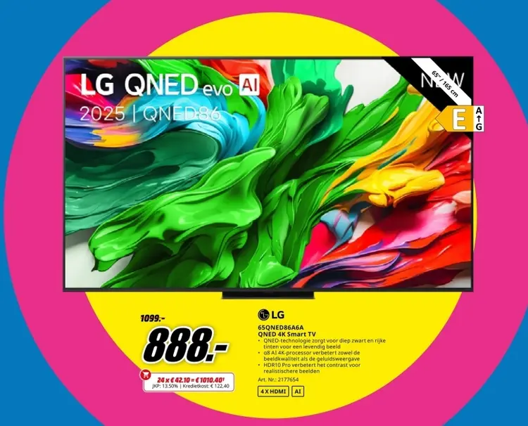 Aanbieding: 65QNED86A6A QNED 4K Smart TV