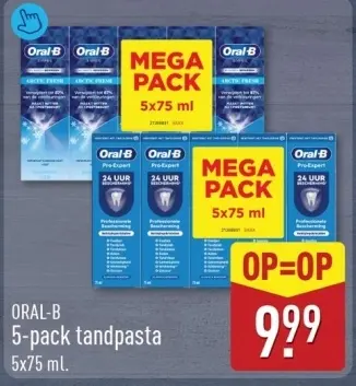 Aanbieding: 5-pack tandpasta