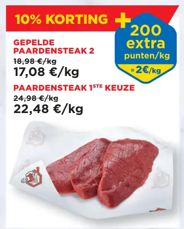 Promotie: Paardensteak