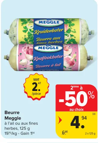 Offre: Beurre