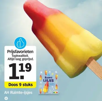 Aanbieding: AH Ruimte-ijsjes