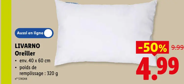 Offre: Oreiller
