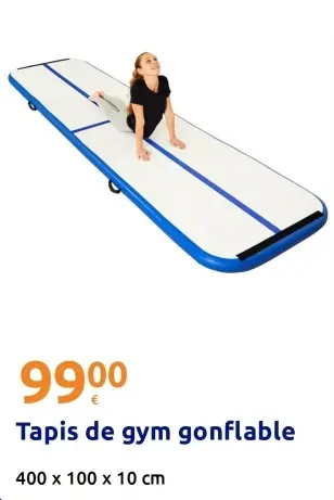 Offre: Tapis de gym gonflable