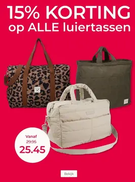Aanbieding: Luiertassen
